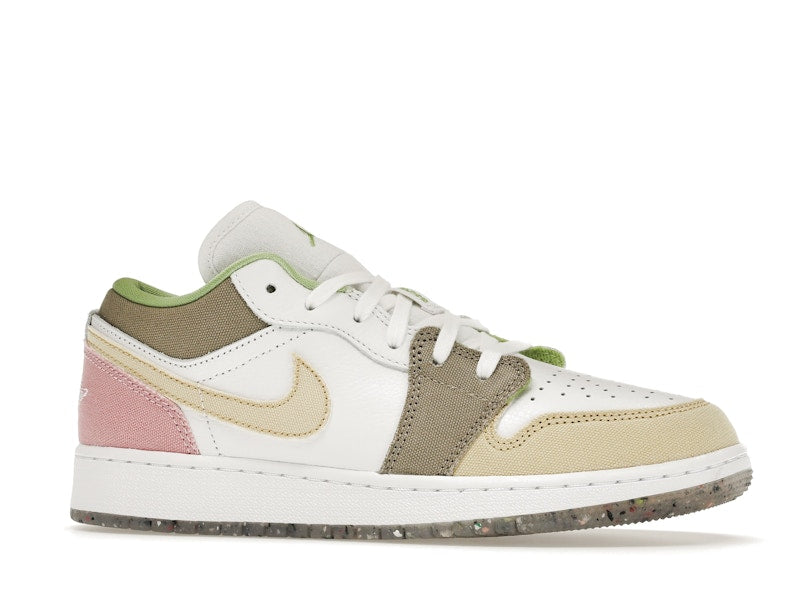Jordan 1 Low Pastel Grind Vivid Green (GS)