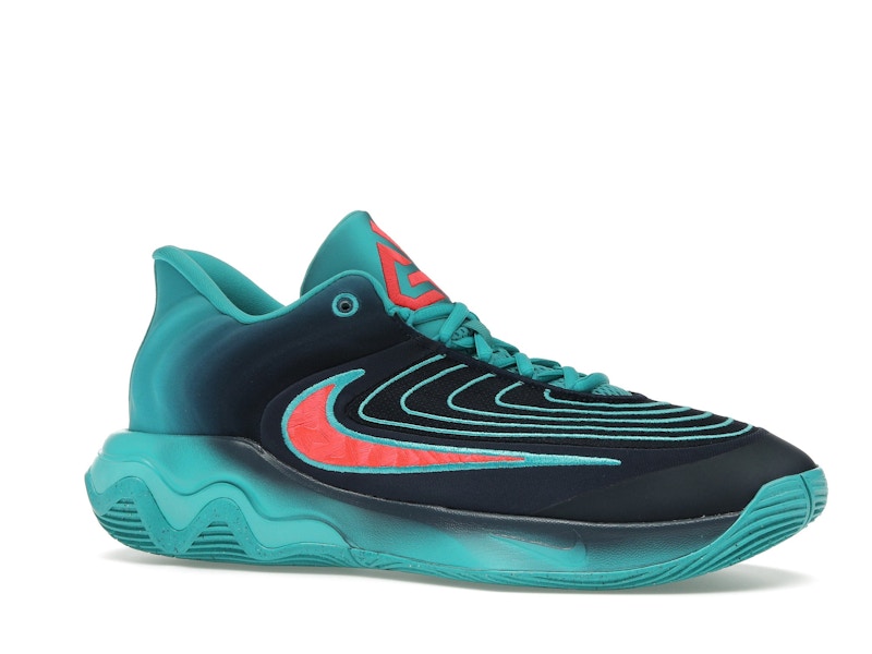 Nike Giannis Immortality 4 Dusty Cactus Obsidian Bright Crimson
