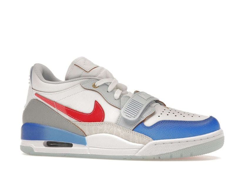 Jordan Legacy 312 Low White Game Royal University Red