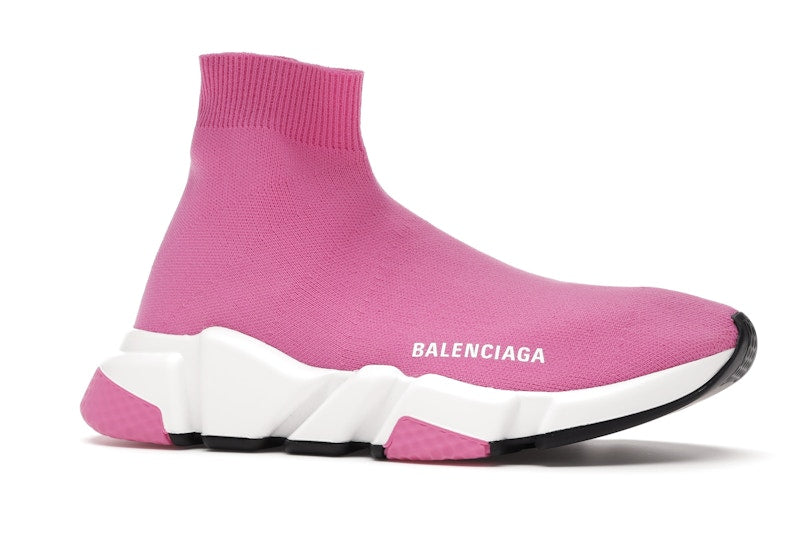 Balenciaga Speed Trainers Mid Pink White (Women's)