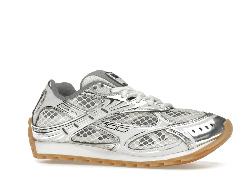 Bottega Veneta Orbit Silver White (Women's)