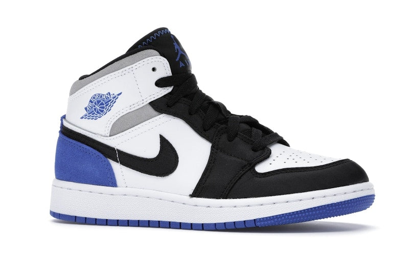Jordan 1 Mid SE White Black Royal (GS)