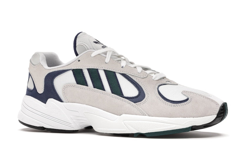 adidas Yung-1 White Noble Green Dark Blue