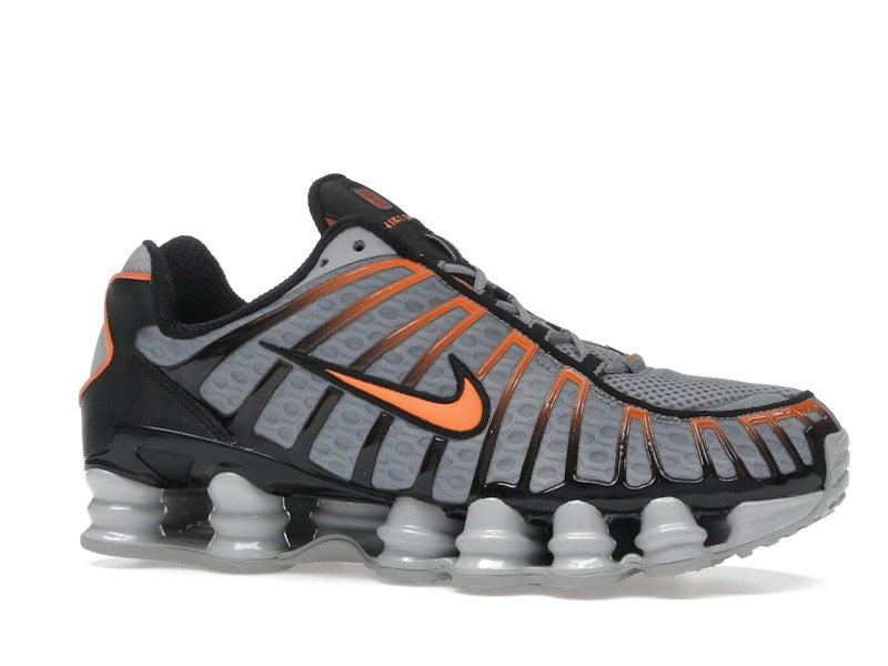 Nike Shox TL Light Smoke Grey Black Bright Mandarin