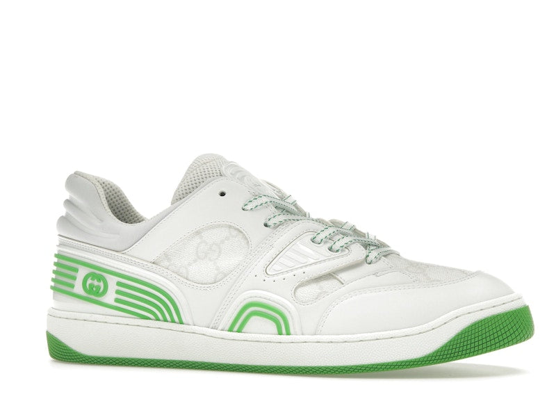 Gucci Basket Low White Demetra Green