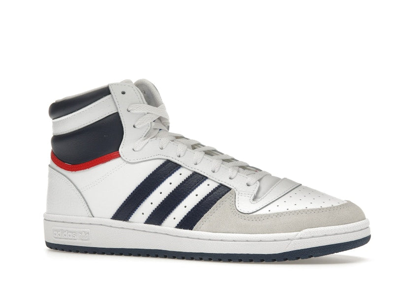 adidas Top Ten Hi White Navy Red