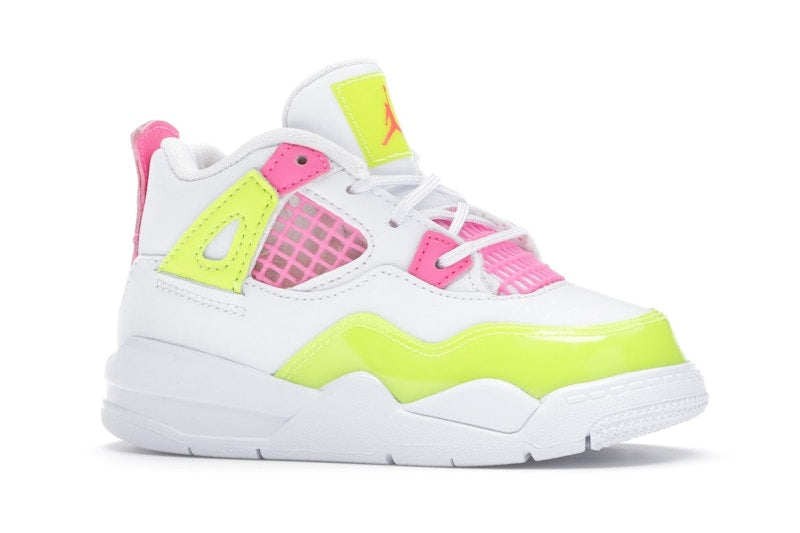 Jordan 4 Retro White Lemon Pink (TD)