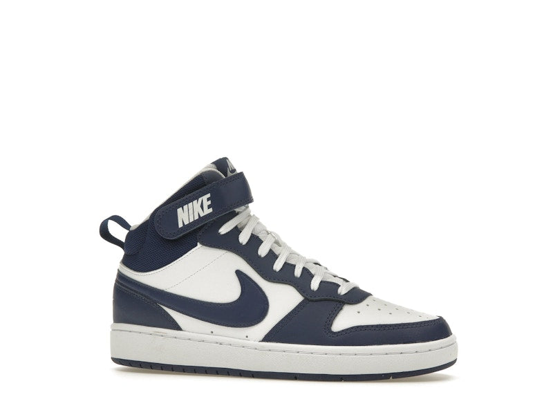 Nike Court Borough Mid 2 White Blue Void (GS)