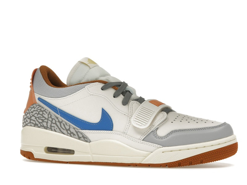 Jordan Legacy 312 Low Phantom Amber Brown Star Blue