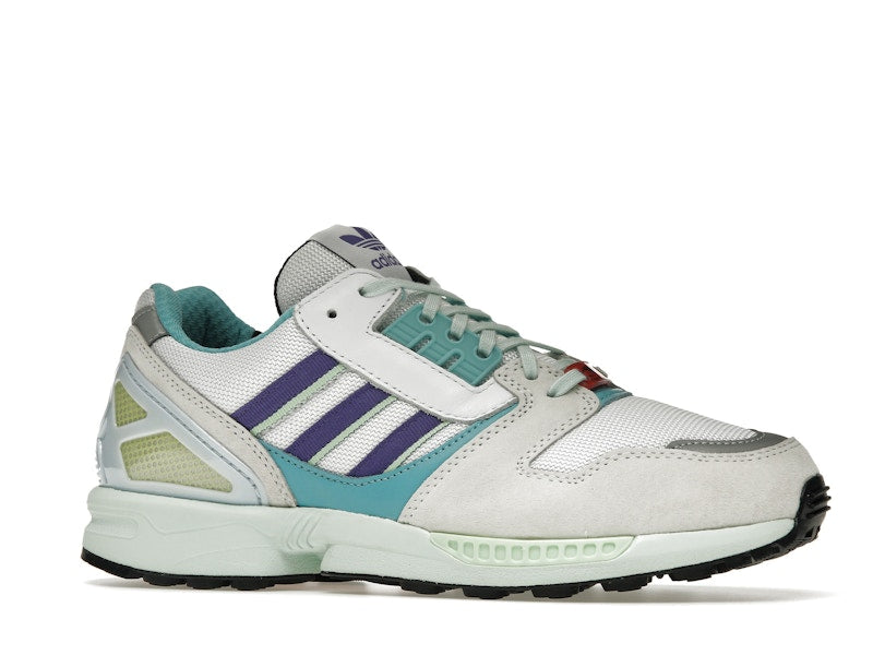 adidas ZX 8000 White Purple Aqua
