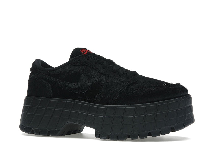 Jordan 1 Low Brooklyn Black Gym Red (Women's)