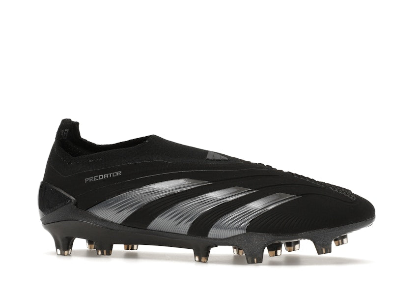 adidas Predator 24 Elite Laceless FG Core Black Carbon
