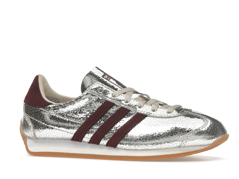 adidas Country OG Silver Metallic Maroon (Women's)
