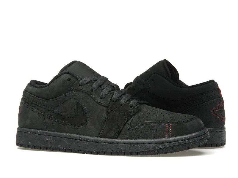 Jordan 1 Low SE Craft Dark Smoke Grey Varsity Red