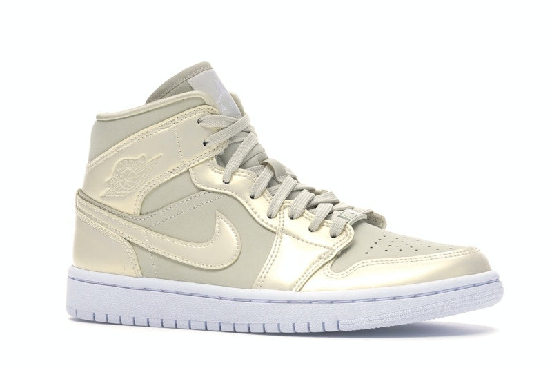 Jordan 1 Mid Goose Feather Yellow (Women's)