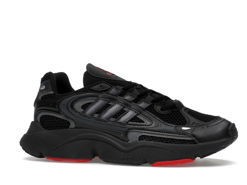 adidas Ozmillen Core Black Grey Better Scarlet
