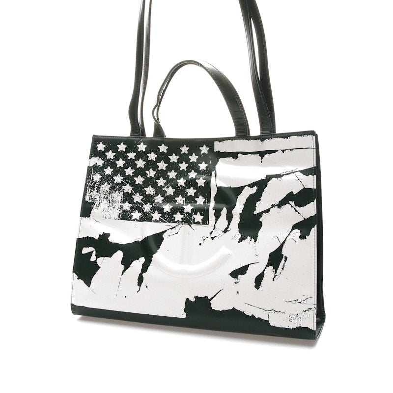 Telfar Flag Bag Medium Green/White