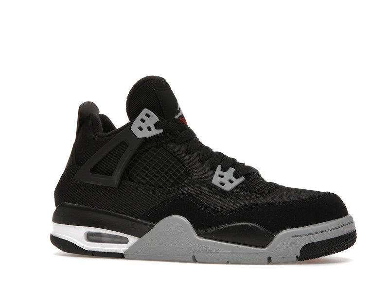 Jordan 4 Retro Black Canvas (GS)