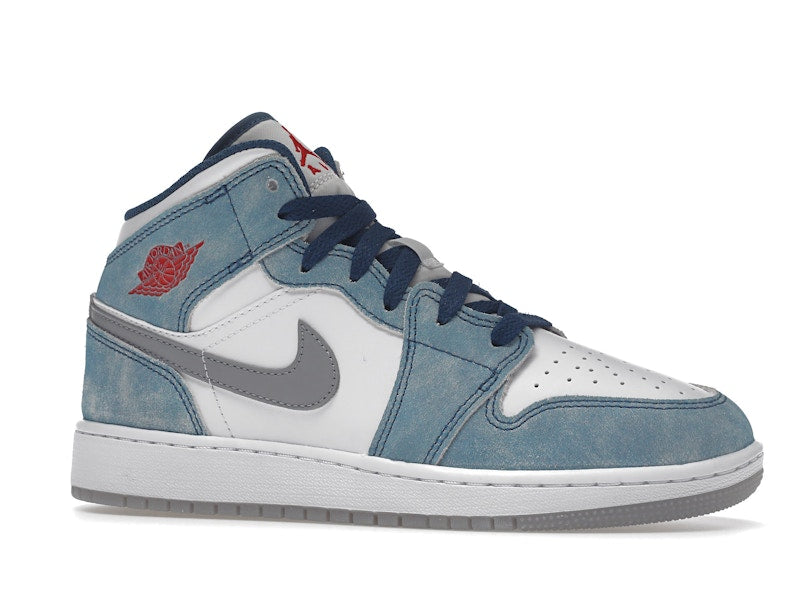 Jordan 1 Mid SE French Blue Light Steel (GS)