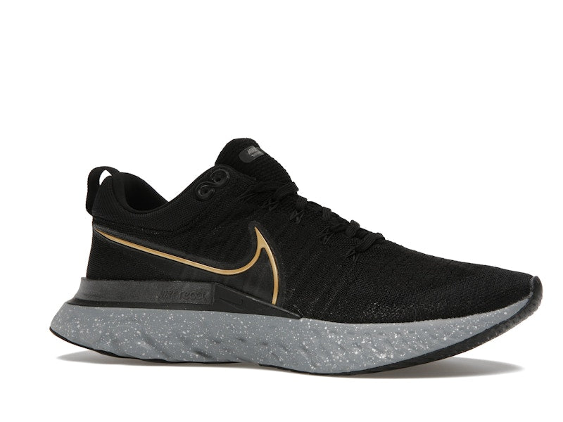 Nike React Infinity Run Flyknit 2 Black Gold