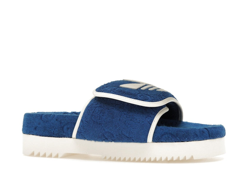 adidas x Gucci GG Platform Sandal Blue