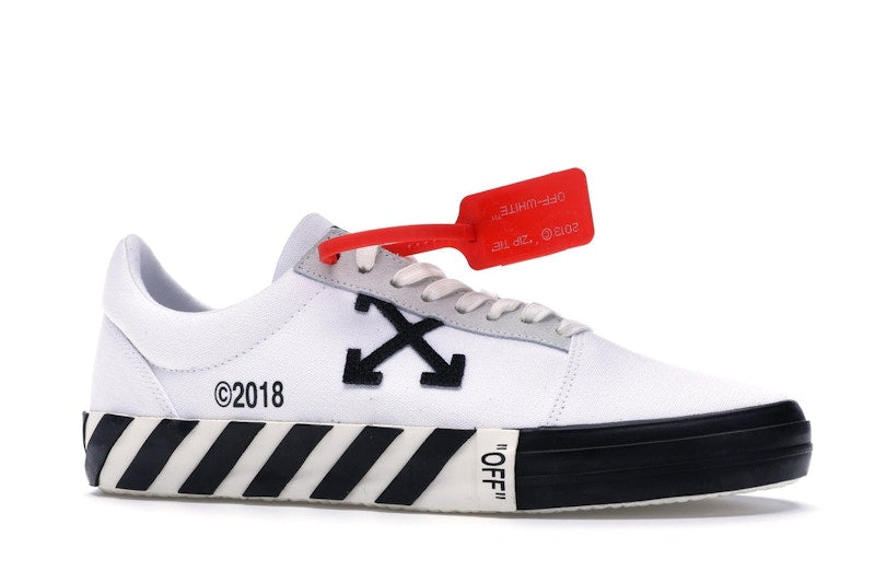 OFF-WHITE Vulc Low White (Updated Stripes)