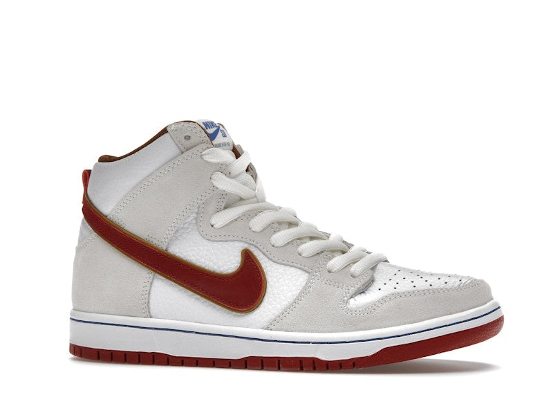 Nike SB Dunk High Sail Bright Crimson