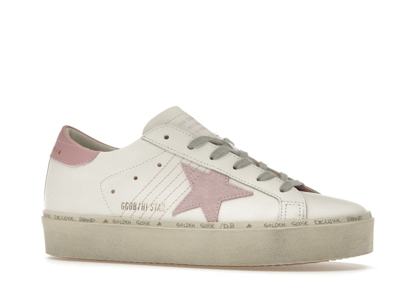 Golden Goose Hi Star White Pink (Women's)