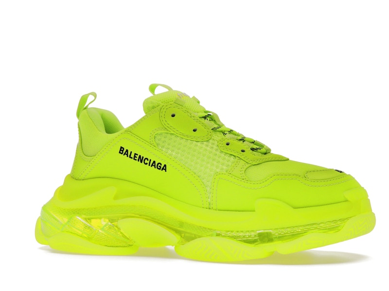 Balenciaga Triple S Clear Sole Fluo Yellow