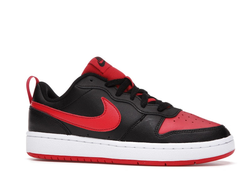Nike Court Borough Low 2 Black University Red (GS)