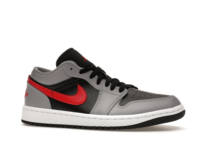 Jordan 1 Low Cement Grey Fire Red (Women's)
