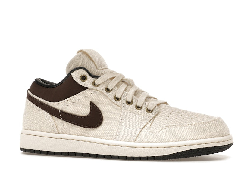 Jordan 1 Low Premium Pale Ivory Off Noir Baroque Brown