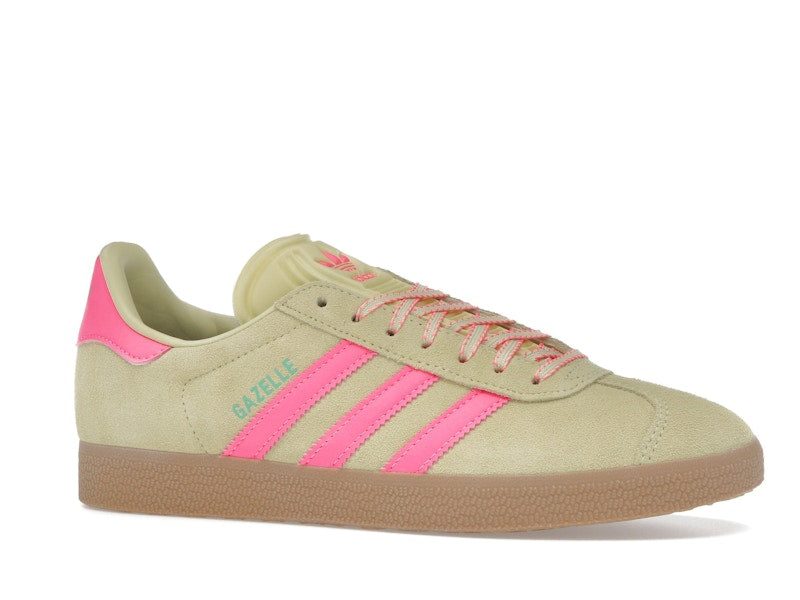 adidas Gazelle Powder Yellow Lucid Pink (Women's)