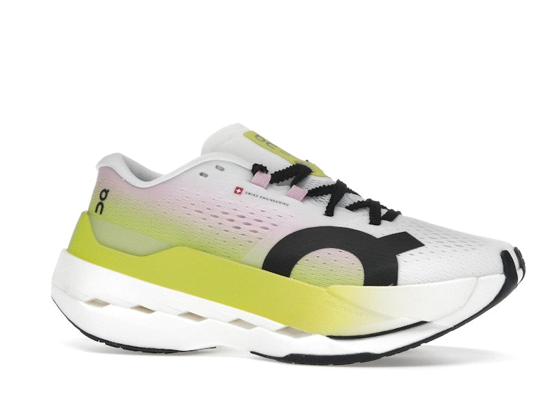 On Running Cloudboom Max Lime Raspberry