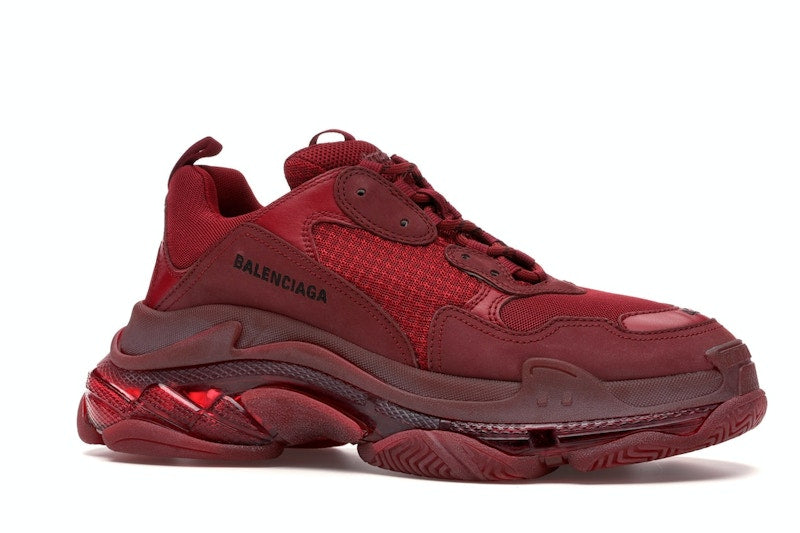 Balenciaga Triple S Burgundy Red