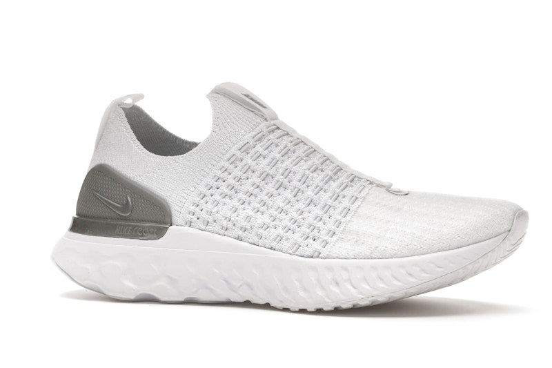 Nike React Phantom Run Flyknit 2 White Pure Platinum (Women's)