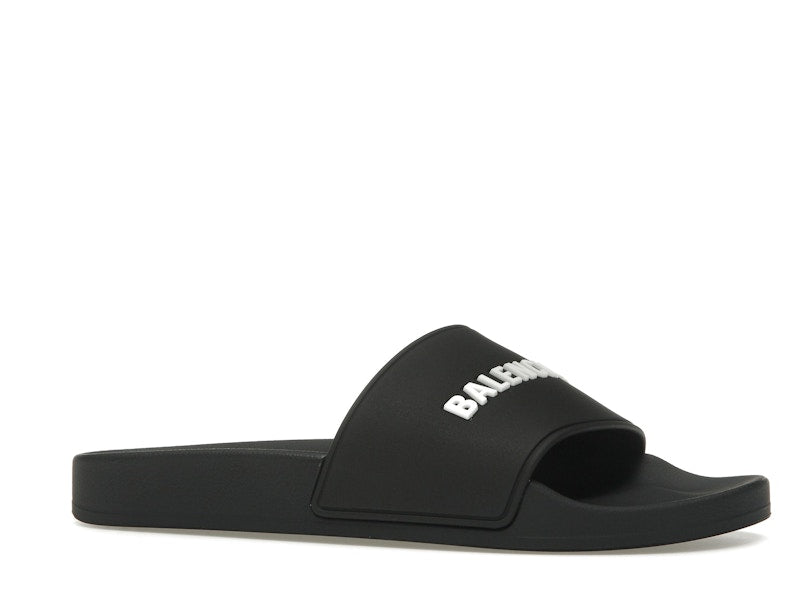 Balenciaga Pool Slide Black White (Women's)