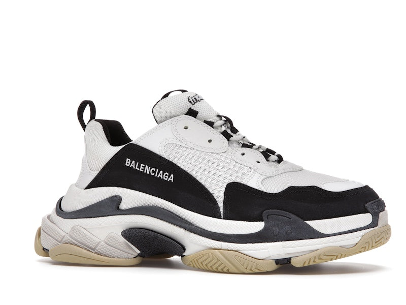 Balenciaga Triple S White Black