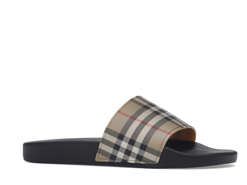 Burberry Vintage Check Slides Archive Beige