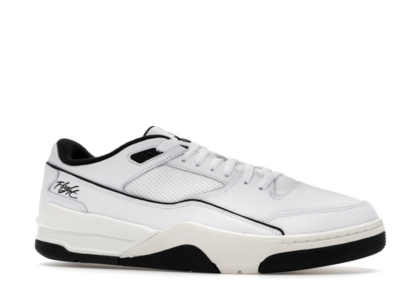 Jordan Flight Court White Sail Black