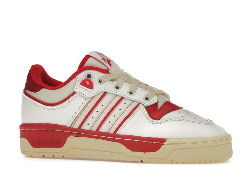 adidas Rivalry Low 86 Core White Off White Team Power Red