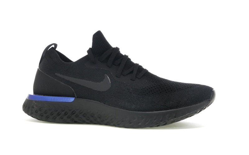 Nike Epic React Flyknit Black Racer Blue (Women's)