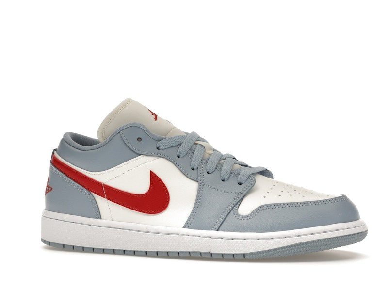 Jordan 1 Low Blue Whisper Dune Red (Women's)