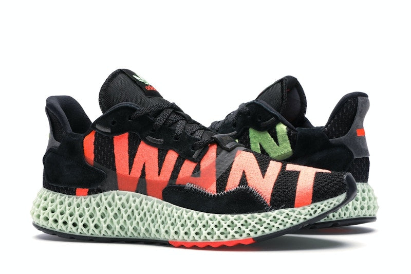 adidas ZX 4000 4D I Want I Can Black