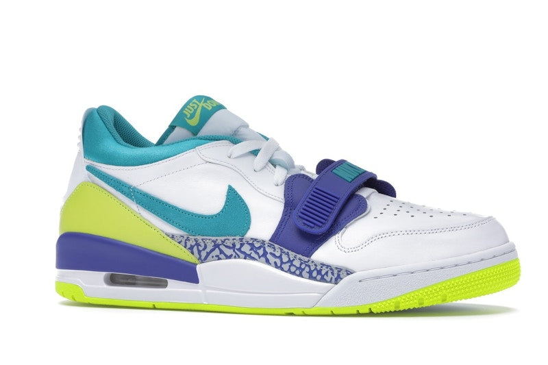 Jordan Legacy 312 Low Ultramarine Neon Yellow Aquamarine