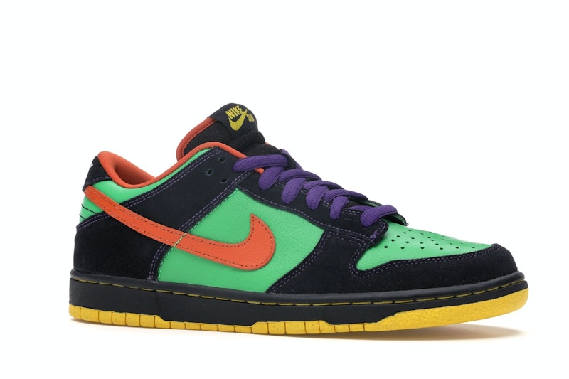 Nike SB Dunk Low Green Spark Hoop Orange