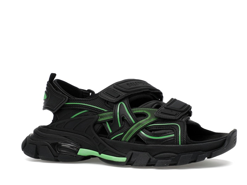 Balenciaga Track Sandal Black/Fluo Green