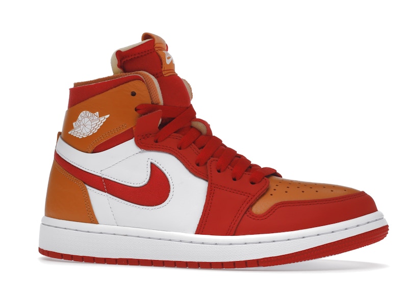 Jordan 1 High Zoom Air CMFT Fire Red Hot Curry (Women's)
