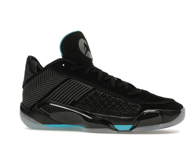 Jordan 38 Low Black Gamma Blue (Translucent Sole)