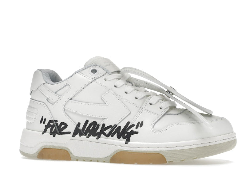 OFF-WHITE Out Of Office OOO Low Tops For Walking White Black
